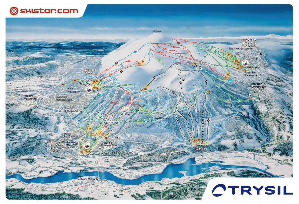ski Norway map