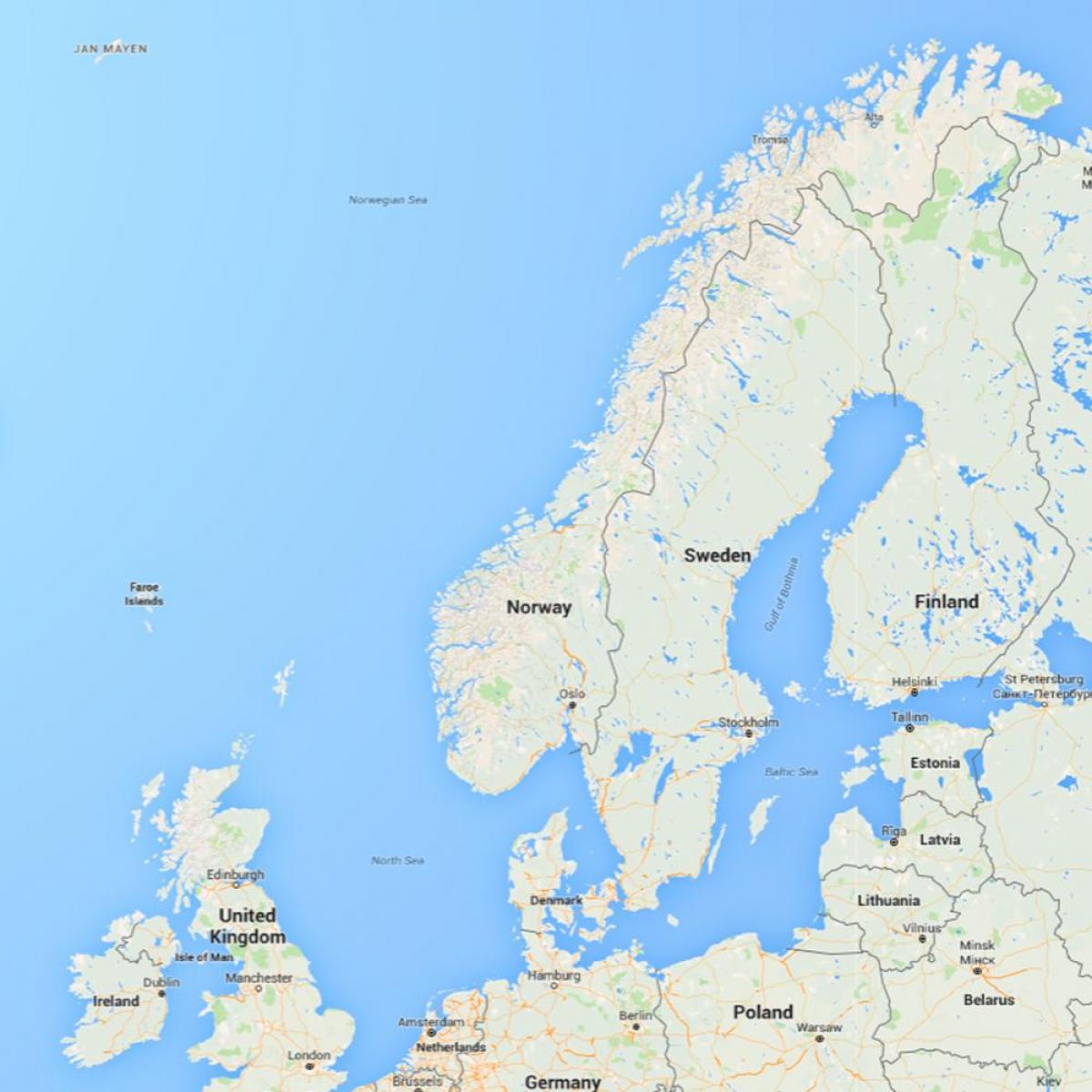 Map of rafnes Norway