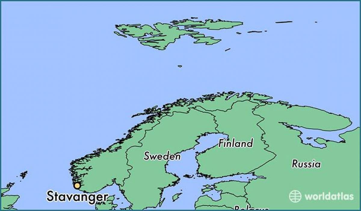 map stavanger Norway