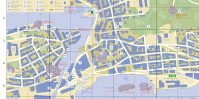 Alesund Norway city map