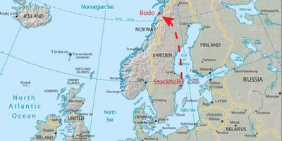 Map of bodo Norway