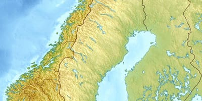 Map of cloud Norway
