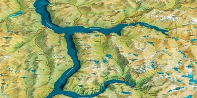 Map geiranger Norway