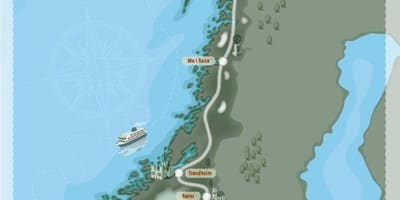 Camping Norway map