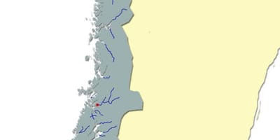 Map of Norway river