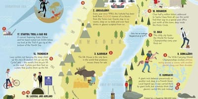 Norway must see map