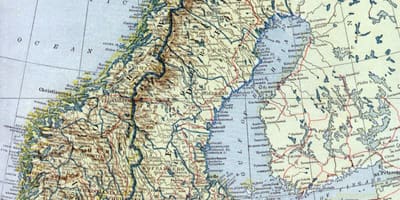 Map of old Norway