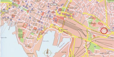 Map of oslo Norway city center